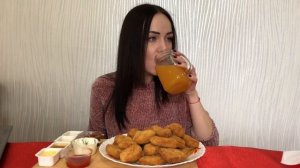 MUKBANG |  НАГГЕТС! 50 штук, съем или нет? | 50 nuggets | ЧЕЛЛЕНДЖ не ASMR