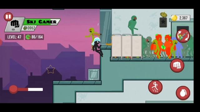Zombies Explode in Hospital Chapter 8 Level 46-49 Stickman Zombie Shooter game смотреть онлайн