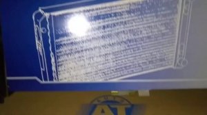 Радиатор охлаждения Ланос с кондиционером