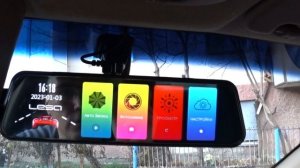 зеркало видеорегистратор с камерой заднего вида LESA X60