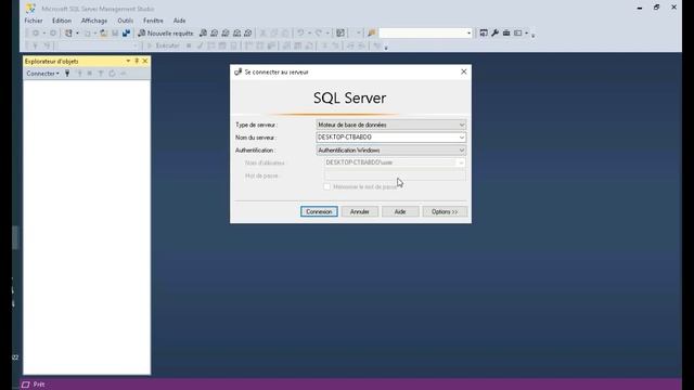 Comment créer une de base de données sql server 2019: méthode 1 #sqlserver смотреть онлайн