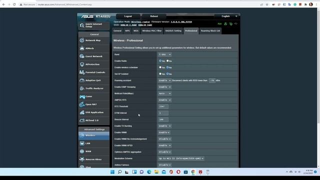 Advanced Configuration Part 3 Professional WiFi Settings FOR ASUS RT-AX82U AX5400 Wireless Router смотреть онлайн