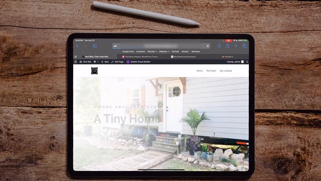 How I Built a Website On an iPAD with Wordpress & Divi смотреть онлайн