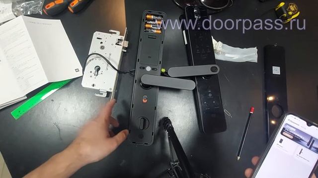 Замок Xiaomi Mi Smart Lock Pro проверка, настройка, регулировка, установка. смотреть онлайн