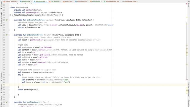 Blogger API | 01 Posts List | Android Studio | Kotlin смотреть онлайн