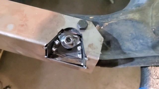 Mazda RX-8 front subframe modified for BMW steering rack for WiseFab Suspension kit смотреть онлайн