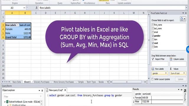 High level Excel vs SQL смотреть онлайн