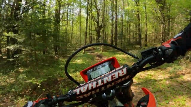 CRF300L | 550 Performance ECU First Ride! смотреть онлайн
