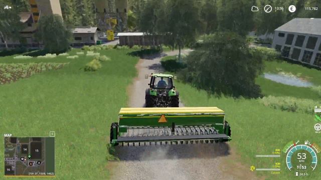 New tractor and units // Dreisternhof #25 // Farming simulator 19 смотреть онлайн