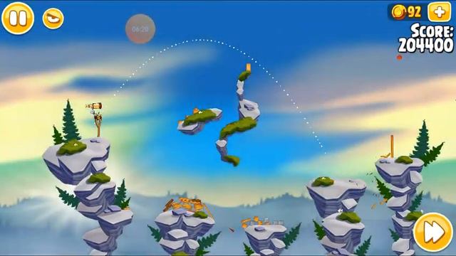 Angry birds Seasons gameplay sumer Camp and on fiin ice and +1 смотреть онлайн