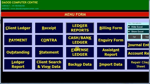 Accounting Software for Charted Accountant or Monthly Service Provider In Excel VBA in Hindi смотреть онлайн