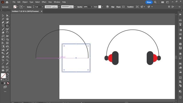 3 D Headphone Design ? in Adobe illustrator #viral смотреть онлайн