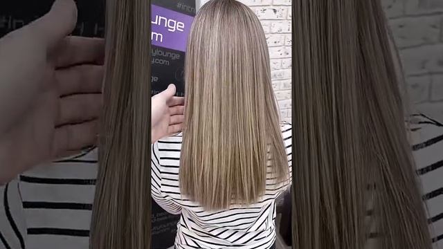 Окрашивание с помощью айртач +тонирование без аммиачной краской Matrix