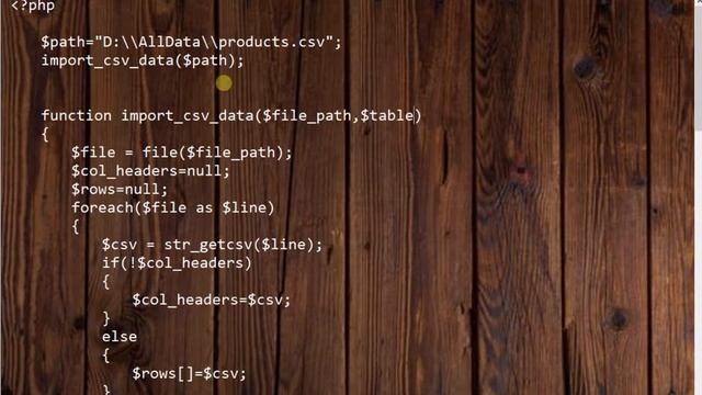 Bulk Insert CSV data into MySQL from PHP Code (Generic Method works for any CSV file) - Part 2/3 смотреть онлайн