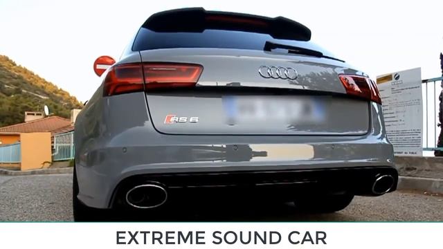 AUDI RS6 C7 EXTREME SOUND AND BURNOUT! смотреть онлайн
