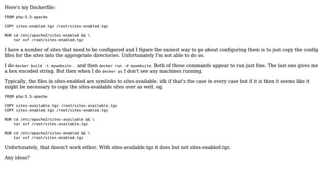 dockerfile can't be ran смотреть онлайн