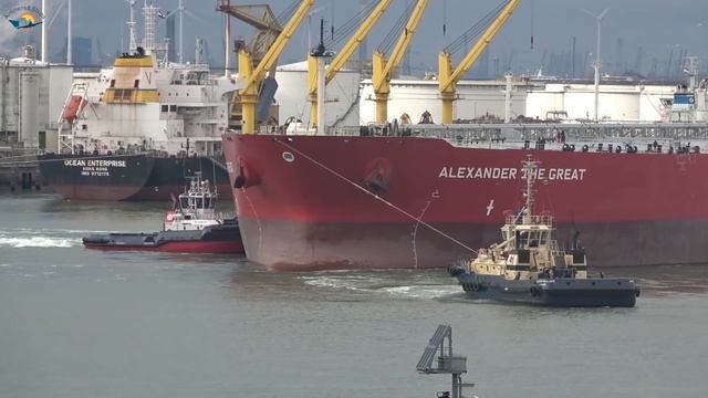 Crude Oil Tanker ALEXANDER THE GREAT Arrives At ROTTERDAM PORT - Shipspotting January 2021