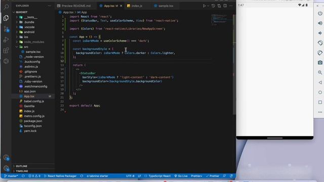 How to add dark mode to React Native смотреть онлайн