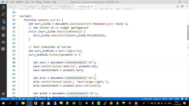 NODE WI 81 - Avanceret Webint del 2 - Kurv - Afslut kurv siden смотреть онлайн