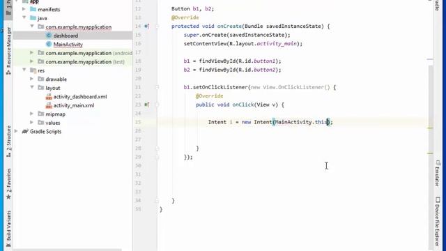 Intent in Android || Navigate One Activity to Another Activity - Open URL By Button Click Part-11 смотреть онлайн