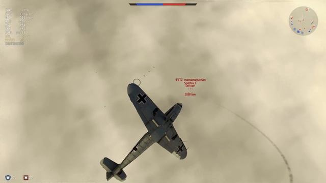 Dogfighting Spitfires... And Winning: Bf 109 G-14 (War Thunder) смотреть онлайн