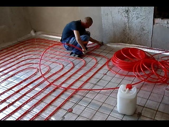МОНТАЖ водяного ТЕПЛОГО пола ВОДЯНЫЕ теплые полы видео ВОДЯНОЙ теплый пол ЦЕНА смотреть онлайн