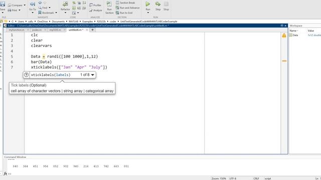 How does xticks work in MATLAB смотреть онлайн