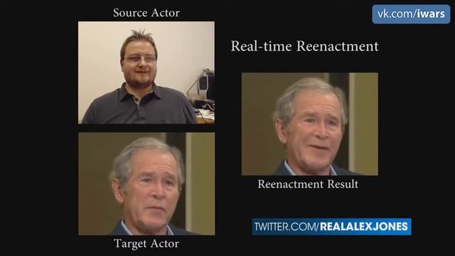 Новая технология замены лиц в реальном времени Face2Face смотреть онлайн