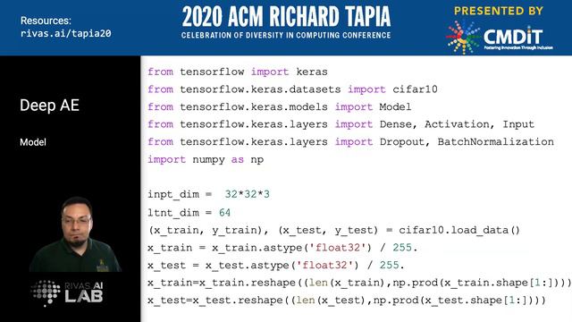 Module 2: Deep Autoencoders (Tapia 2020) смотреть онлайн