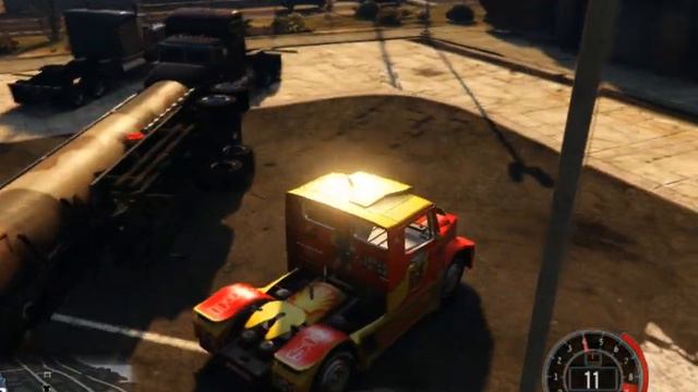 GTA5 MOD.:Фура Мерседес BENZ # 21 смотреть онлайн