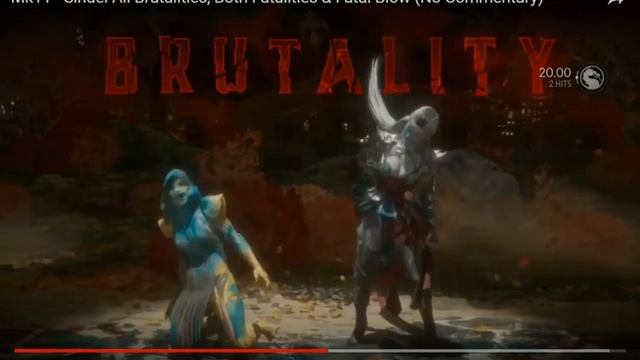 Mortal Kombat 11 Sindel All Fatalities All Brutalities Fatal Blow Обзор смотреть онлайн