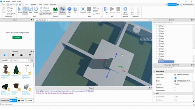 Уроки Roblox Studio - Создание 3D-игр - Урок 7: Начинаем создавать 3D-игру смотреть онлайн