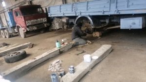 Как развести тормоза, колодки ЗИЛ 5301 БЫЧОК