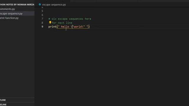 escape sequence as normal text смотреть онлайн