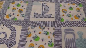 Делаем блок с аппликацией для детского одеяла