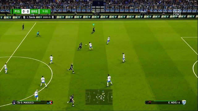 eFootball PES 2021 Master League Pise - Brescia (PC Mod Virtua Red) (GTX 1660 Super ) 1080p60 смотреть онлайн