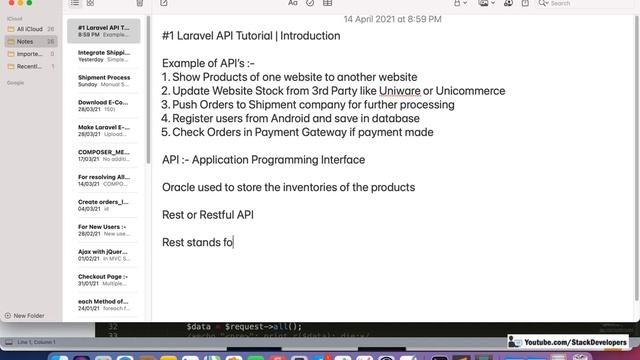#1 Laravel API Tutorial | Laravel 8 Rest API Details | Laravel API Examples/Types | E-commerce APIs смотреть онлайн