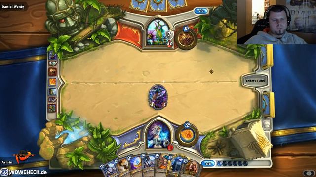 Hearthstone Community Match - Ssrathas beats me up - enrage - AB Gaming смотреть онлайн