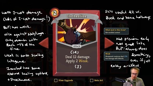 Clothesline Ain't WEAK! | Every Ironclad Card | Mini Chat #9: Clothesline смотреть онлайн