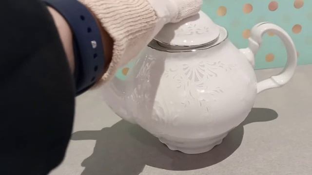 Заварочный чайник 1,2 л "Бернадотт /Платиновый узор"/006141 смотреть онлайн