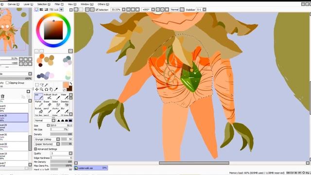 The lonesome - Don't starve Wormwood Speedpaint смотреть онлайн