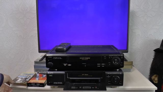 Sony SLV-E580 - video cassette recorder - видеомагнитофон - демонстрация работы. смотреть онлайн