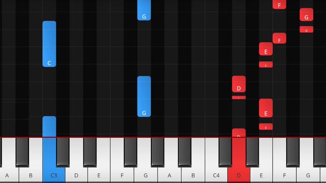 Beethoven - Ode To Joy - EASY Piano Tutorial (fast and slow version) смотреть онлайн