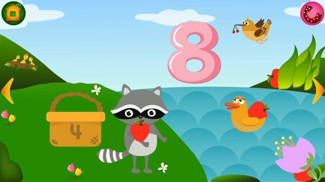 Развивающий мультик игра изучаем цифры от 6 до 10