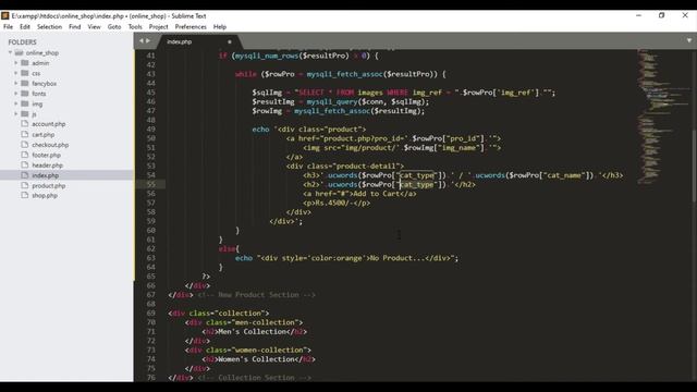 Home Page Products [Frontend] || Create an Ecommerce Website using PHP MYSQL and AJAX смотреть онлайн