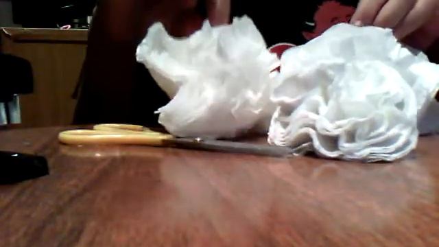 Розы из салфеток часть1 смотреть онлайн