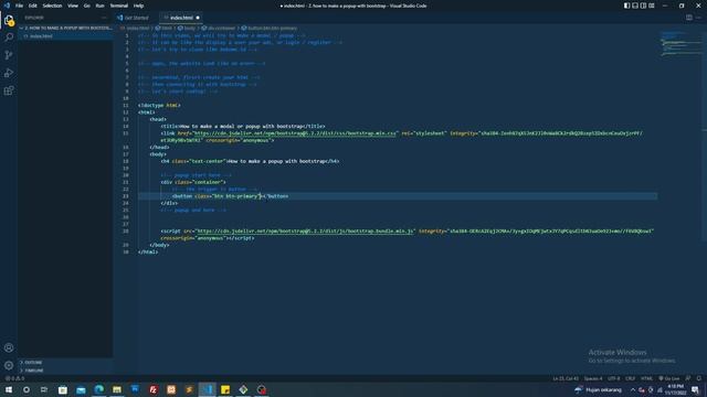 9. How To Make a Popup With Bootstrap смотреть онлайн