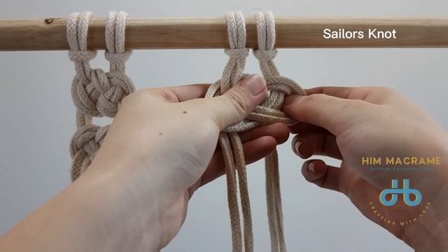 Macrame knots: Sailors Knot @HimMacrame смотреть онлайн
