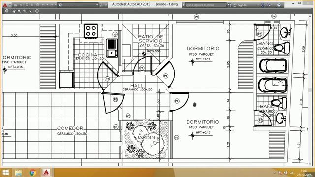 Plano de una casa unifamiliar diseñada en una área de 120 m2 ? ✅| DESCARGAR EN DWG (AutoCAD) смотреть онлайн