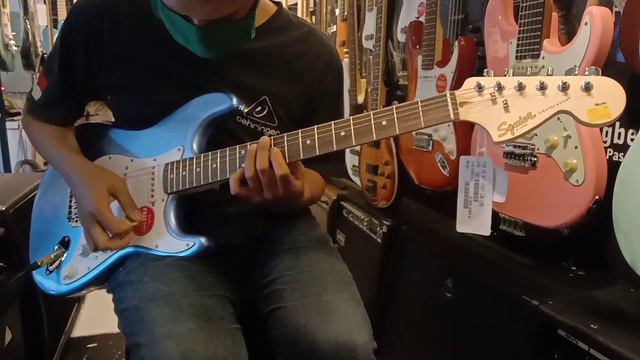 Squier Affinity Stratocaster Lake Placid Blue ( Sound Sample ) смотреть онлайн